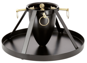 Julgransfot svart / guld