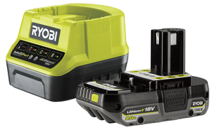 Ryobi Compact RC18120-120C batteri og lader 18 V