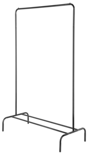 Klesstativ med skohylle, 99 x 44 x 154 cm