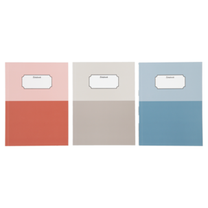 Set med 3 anteckningsböcker i box A6