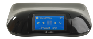 Internetradio/nätverksspelare Sagem My Web Tuner 500