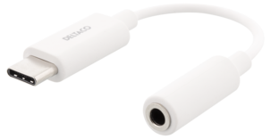 Aktiivinen 3,5 mm:n sovitin USB-C, Deltaco