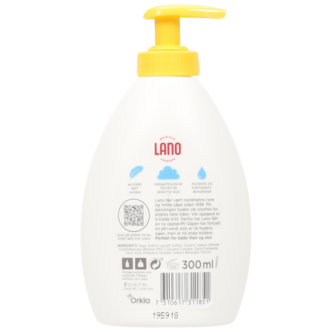 Lano flytende håndsåpe med pumpe, 300 ml