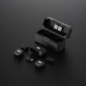 DJI Mic 3 trådlöst mikrofonsystem (2 TX + 1 RX + Charging Case)