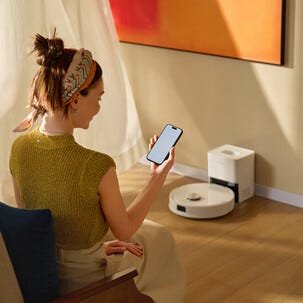 Roborock Q10 VF+ robotdammsugare med mopp och station