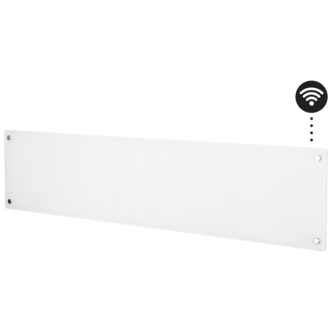 Mill Glass Smart WiFi element Gen. 4, vit, 1050 W