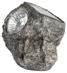 Solcellelykt stein 9,5 cm