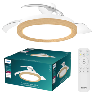 Philips Bliss takfläkt med dimbar belysning, 51 cm