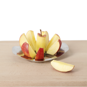 Epledeler i metall, 8 båter, rustfritt stål