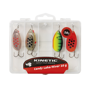 Spinnare 10 g 4-pack, Kinetic Candy