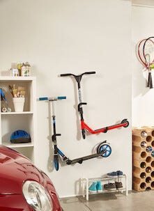 Väggfäste sparkcykel, Mottez