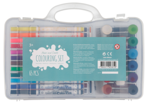 Malerskrin 65 deler, fra 3 år