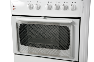 Sikring til stekeovnsdør