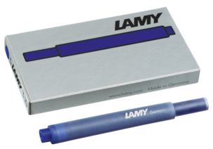 Patroner til Lamy fyllepenner, 5-pack, blå
