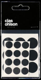 Selvklebende dekkbrikke 13 og 20 mm