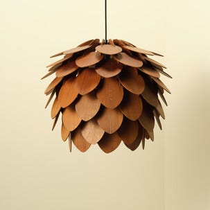 Northlight Alve taklampe i tre, 55 cm