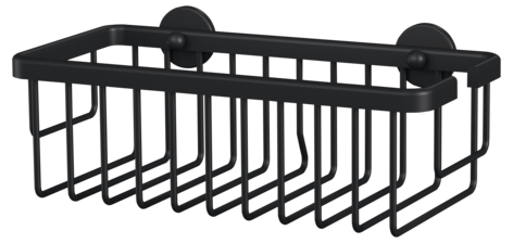 Tesa Moon Black duschhylla självhäftande, svart