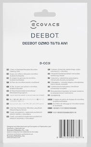 Moppdukar Ecovacs N8/T8/T9, 3-pack