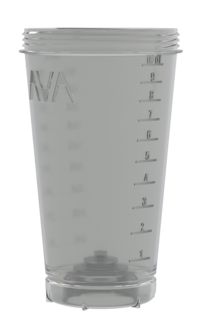 Säiliö Premium-vaahtotykkiin AVA, 1 litra, valkoinen