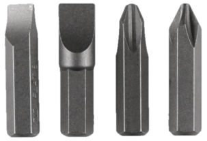 Cocraft slagskruvmejsel med bits, 17 cm
