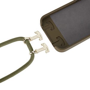 Anmiki Crossbody Phone Case iPhone 15 Pro mobilskal med axelrem