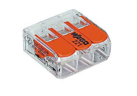 Wago 221 skarvklämma öppningsbar
