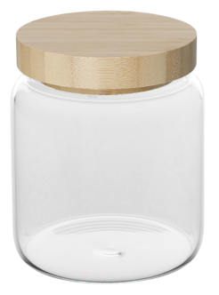 Glasburk med trälock