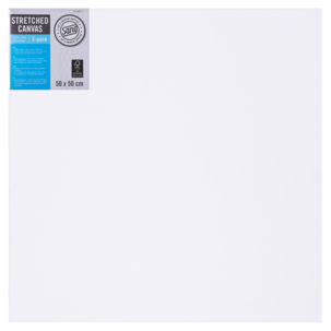 Kvadratisk canvas med ram, bomull, Sang, 3-pack