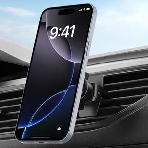 Mobilholder til bil, med magnet, for ventilasjon