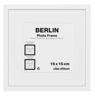 Valokuvakehys Berlin, valkoinen