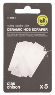 Ekstra blad til koketoppskrape