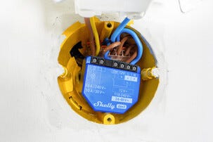 Shelly 1 Gen3 wifi-relé 16A med potensialfrie utganger