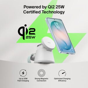 Belkin UltraCharge Modular laddstation Qi2, 25 W