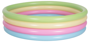 Liten barnpool plast 150 cm, uppblåsbar, från 2 år