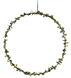 Krans med belysning, 30 cm