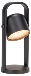 Laddningsbar bordslampa LED, dimbar, 26,5 cm