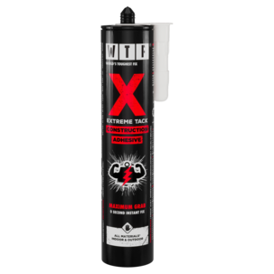 WTF X Extreme Tack montagelim utomhus, vit, 290 ml