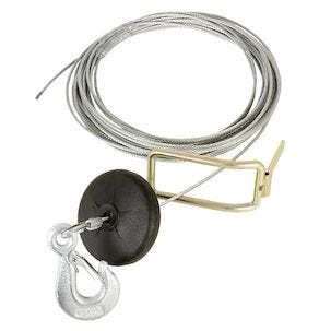 Vajer med krok 12m Ø3mm 