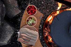 Espegard sidebord til bålpannen Glo 60, 2-pakning