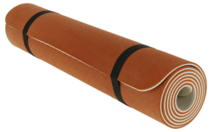 Yogamatte, tykkelse 6 mm