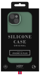 Silikonskal för iPhone 15 Plus, Key Original