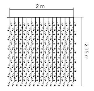 Utbyggnadsslinga till ljusgardin LED Northlight