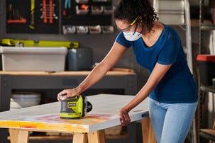 Ryobi R18ROSN-0 eksentersliper One+ 18V, batteridrevet