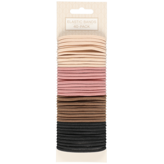 Hårsnoddar tunna 40-pack