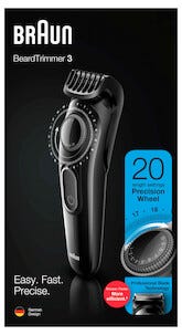 Braun BT3222, skäggtrimmer 