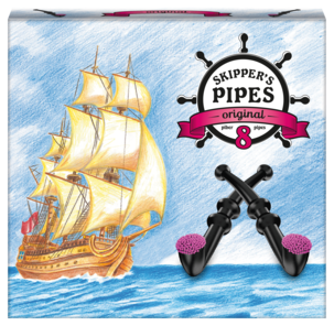Skipper's Pipe Original lakritspipor, 8-pack