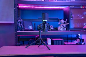 Streamplify MIC Tripod USB-mikrofon, RGB och stativ