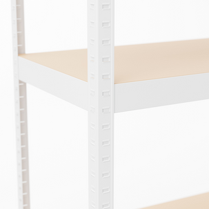 Smal förvaringshylla metall, 60x40x180 cm