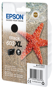 Epson 603 XL Mustekasetti, musta, 8,9 ml