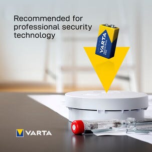 Varta Industrial Pro 9 V-batterier, 20-pakning